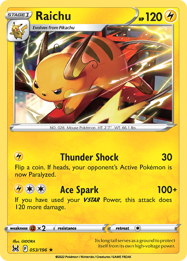 Raichu (053/196)