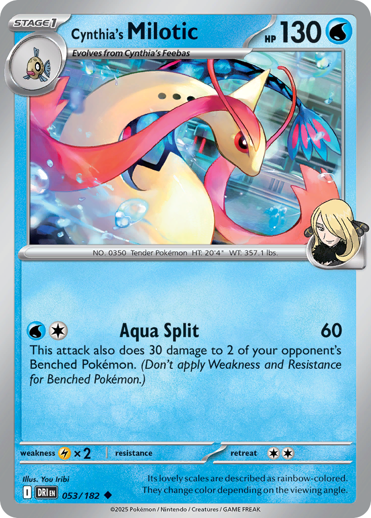 Cynthia's Milotic (053/182)