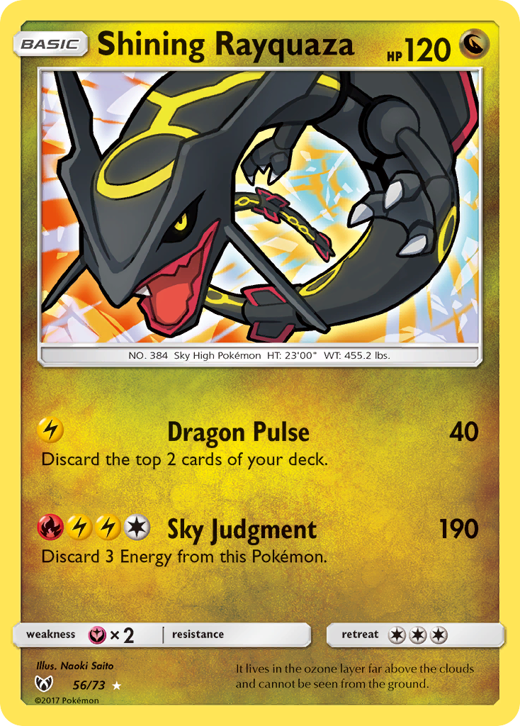 Shining Rayquaza (056/73)