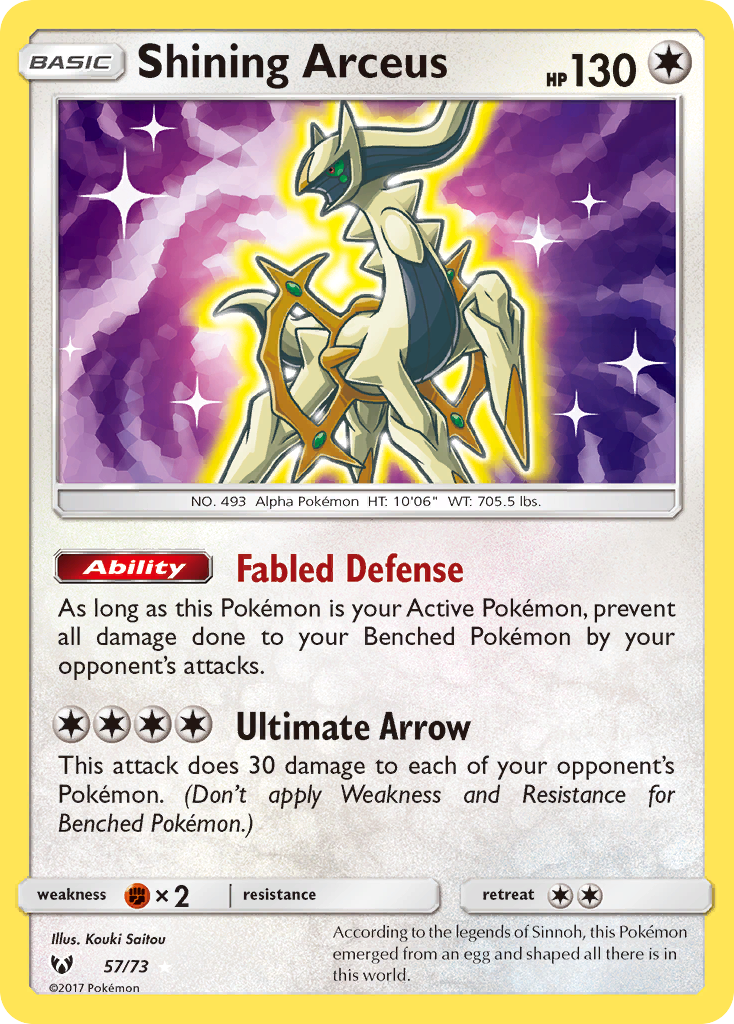 Shining Arceus (057/73)