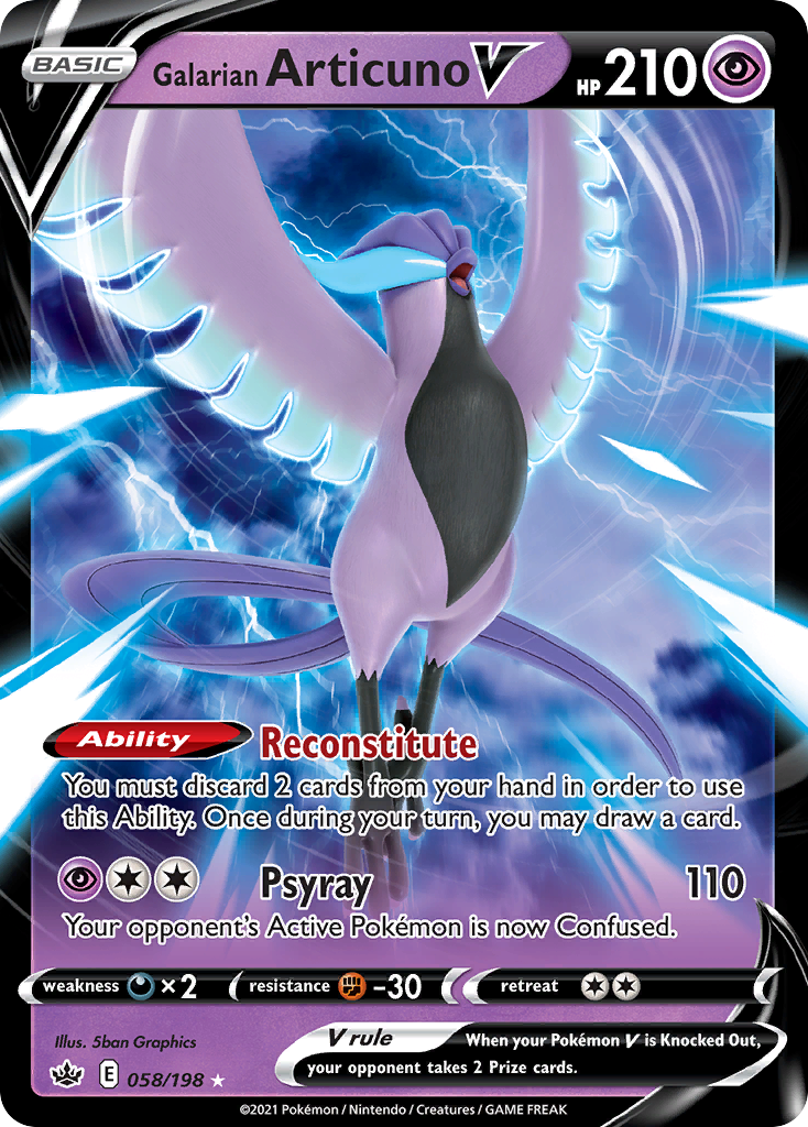 Galarian Articuno V (058/198)