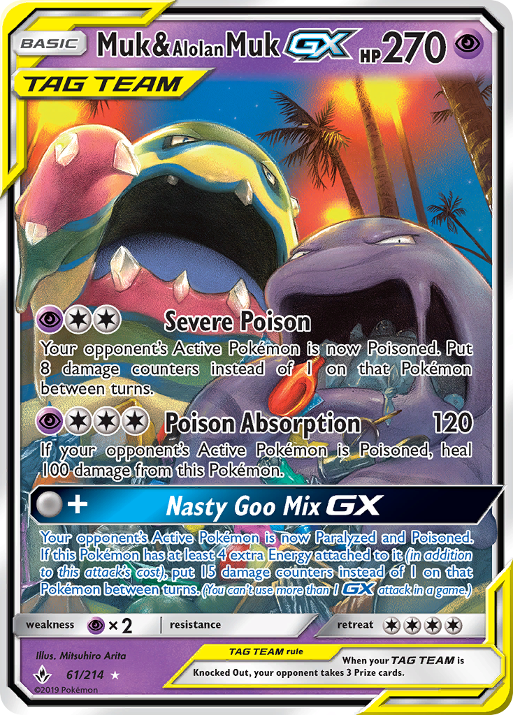 Muk & Alolan Muk-GX (061/214)