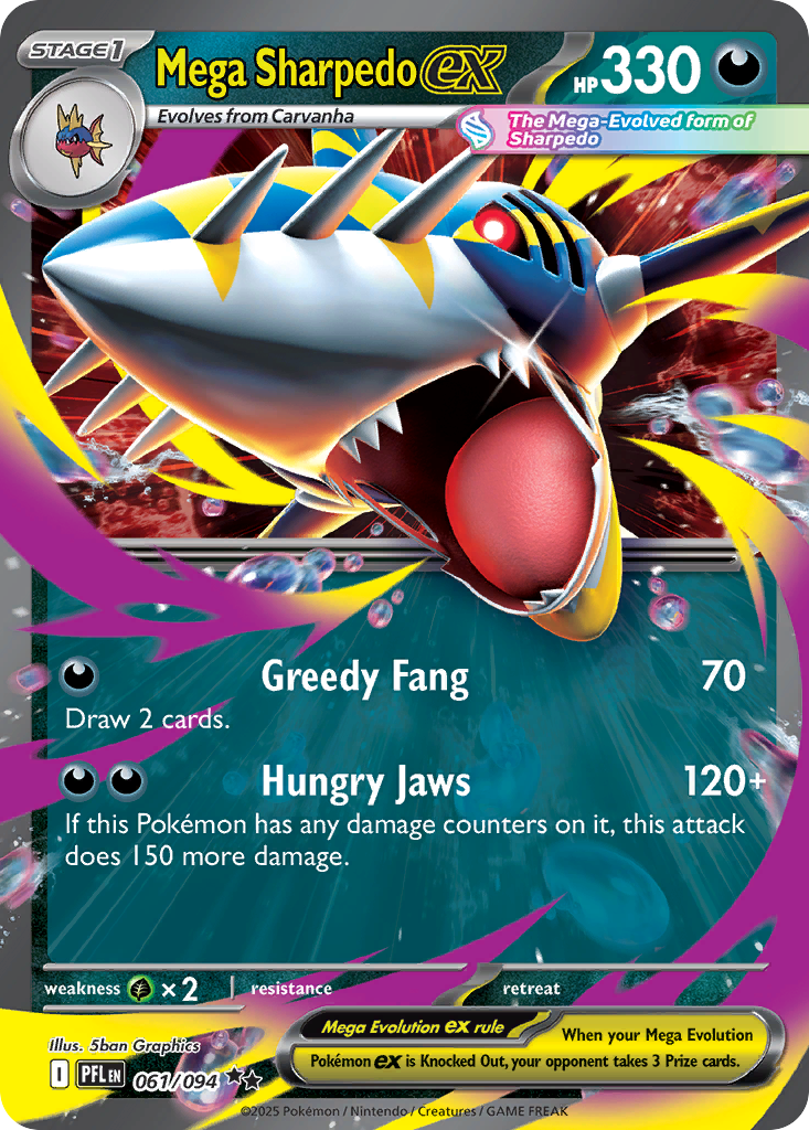 Mega Sharpedo ex (061/94)