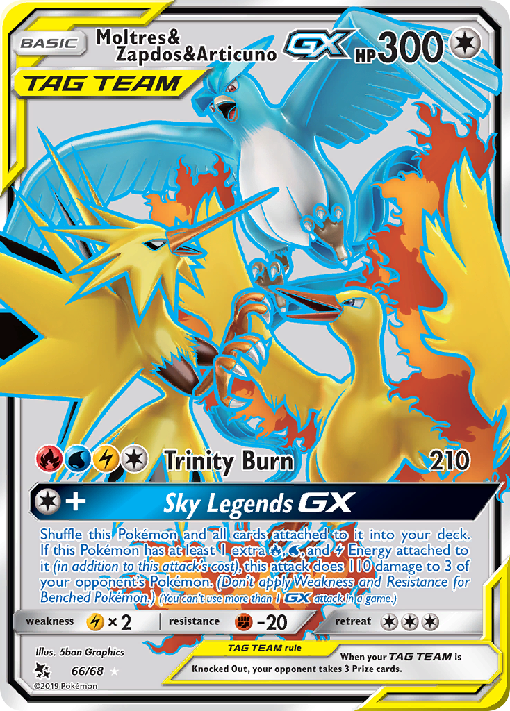 Moltres & Zapdos & Articuno-GX (066/68)
