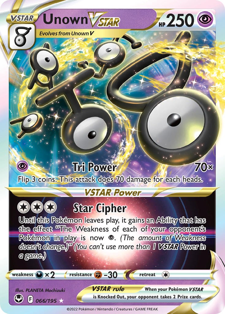 Unown VSTAR (066/195)