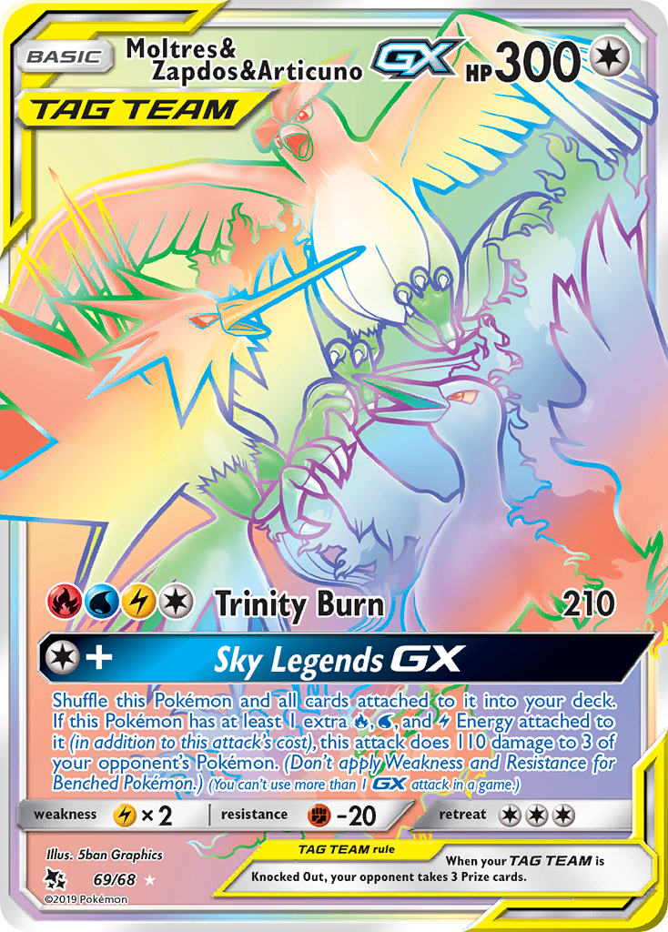 Moltres & Zapdos & Articuno-GX (069/68)