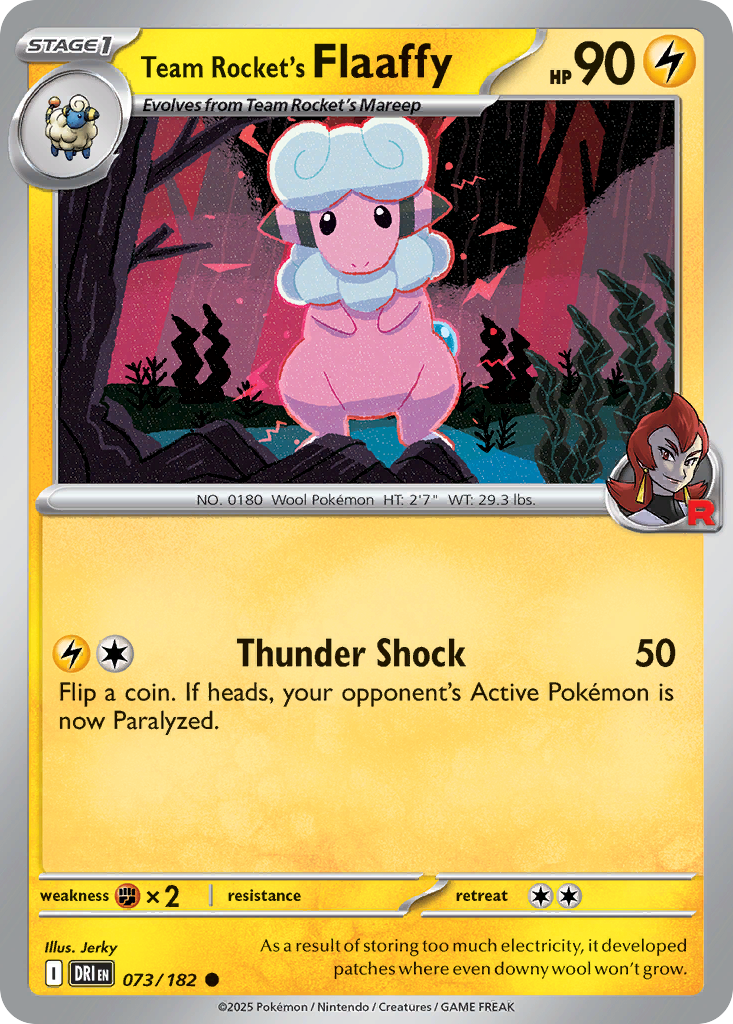 Team Rocket's Flaaffy (073/182)