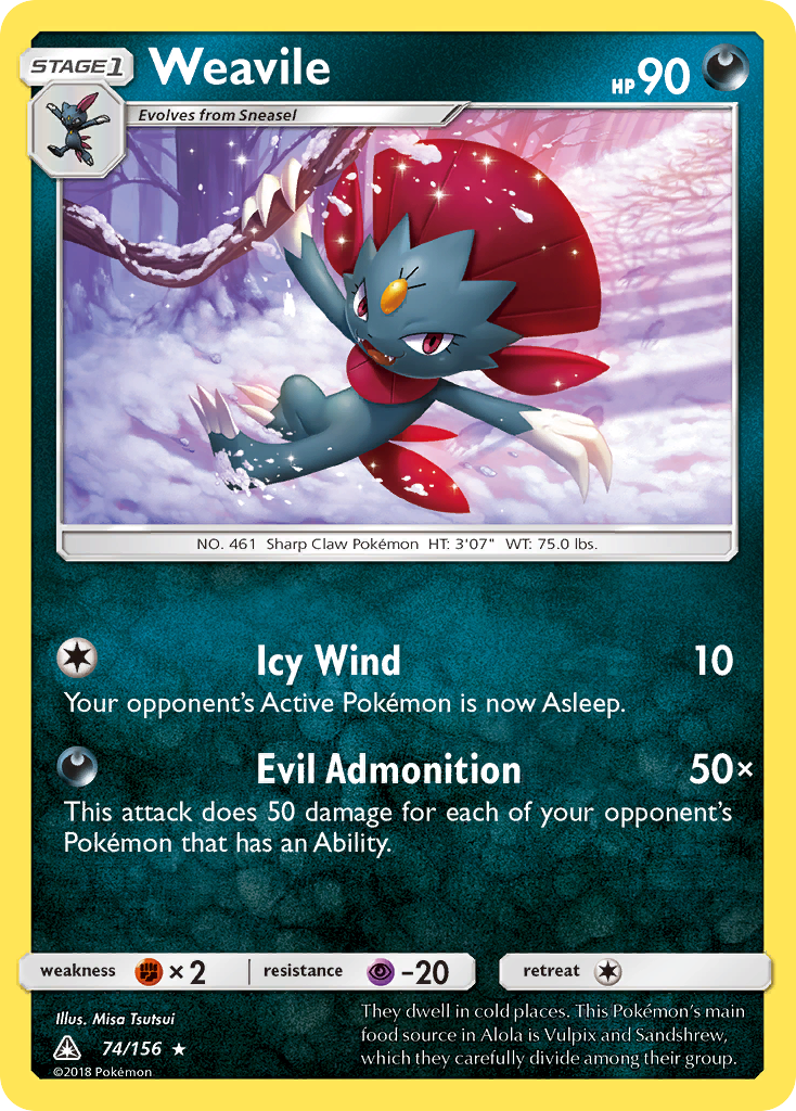 Weavile (074/156)
