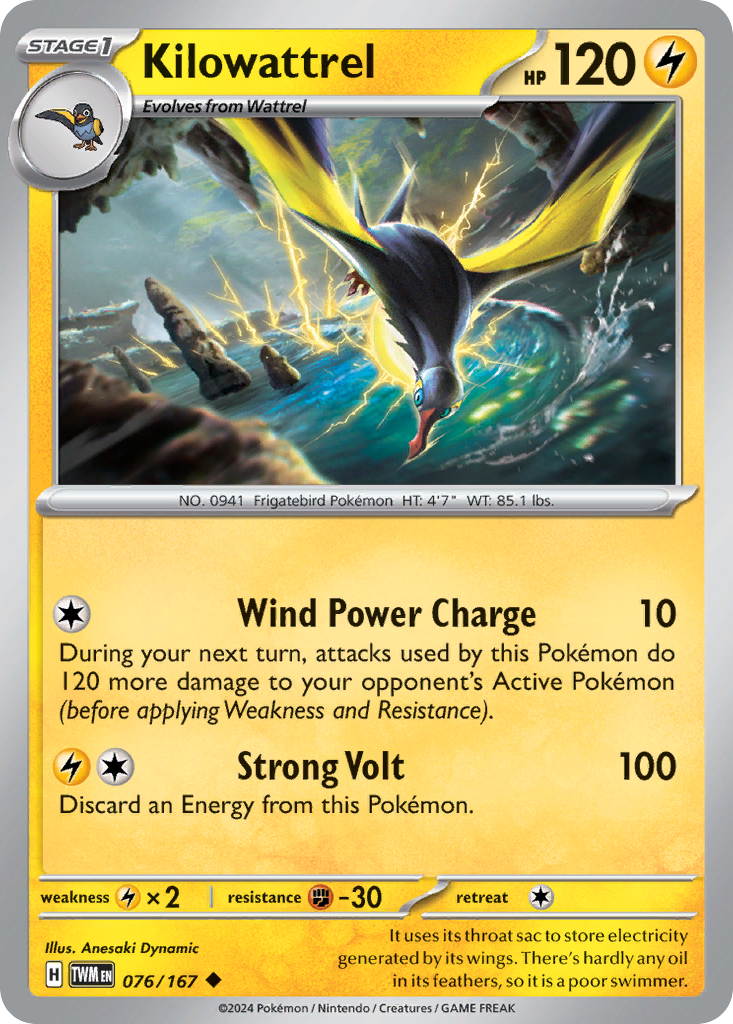 Kilowattrel (076/167)