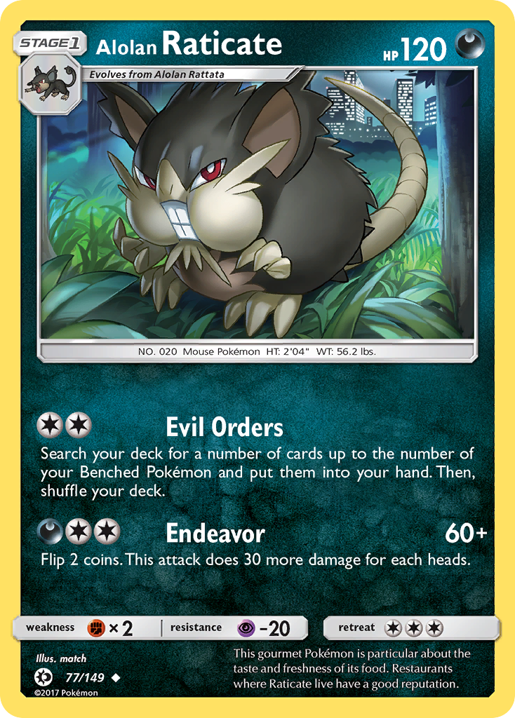 Alolan Raticate (077/149)