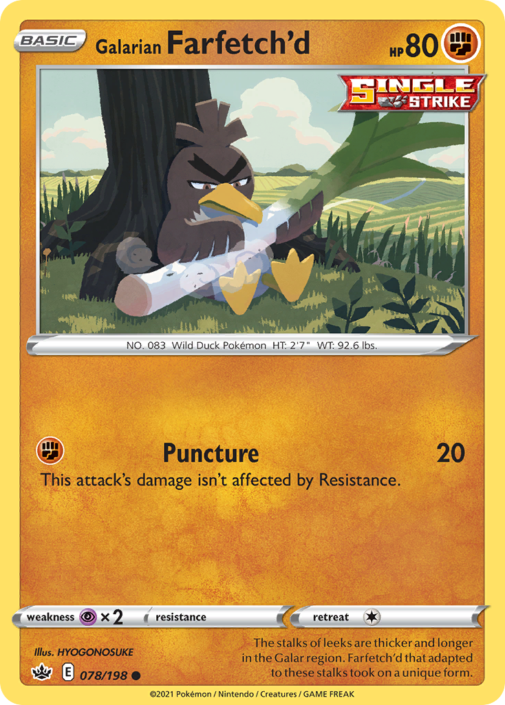 Galarian Farfetch'd (078/198)