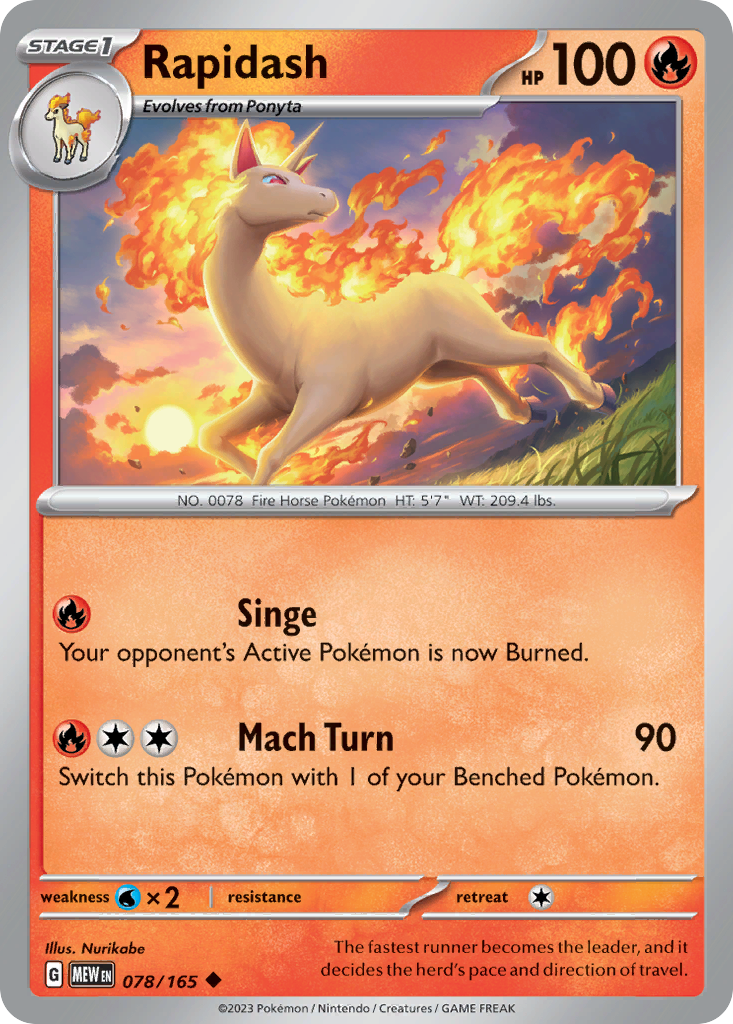 Rapidash (078/165)