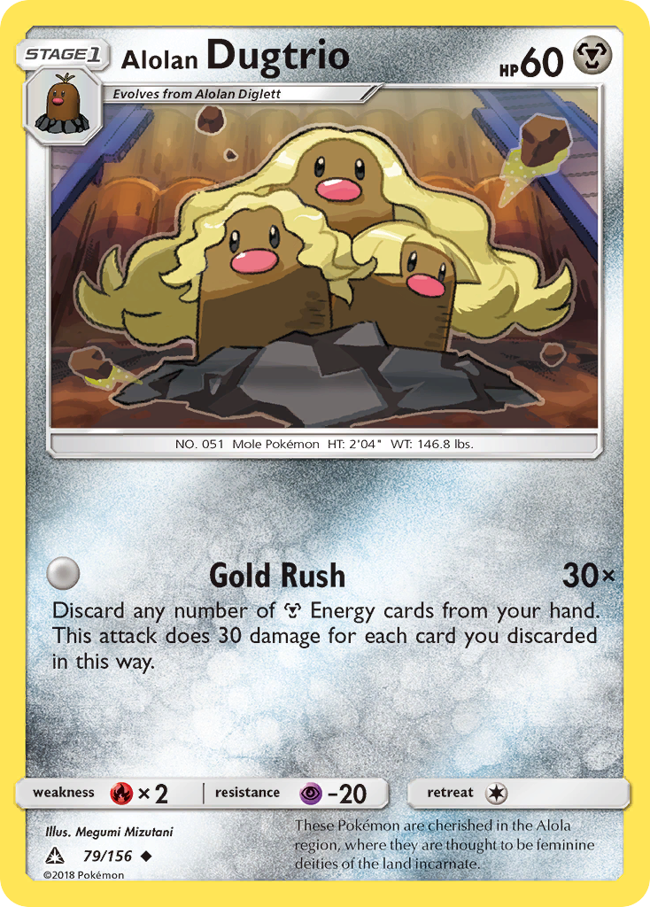 Alolan Dugtrio (079/156)