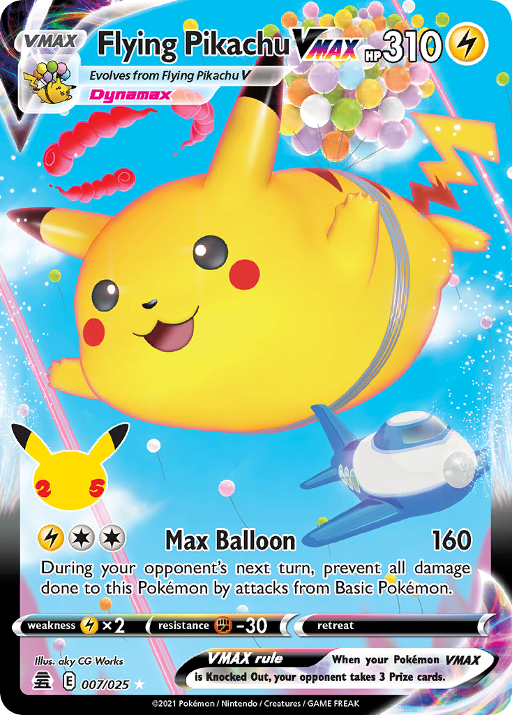 Flying Pikachu VMAX (007/25)