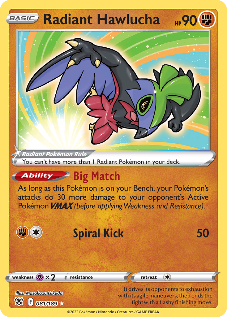 Radiant Hawlucha (081/189)
