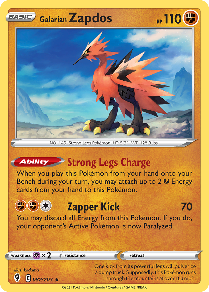 Galarian Zapdos (082/203)