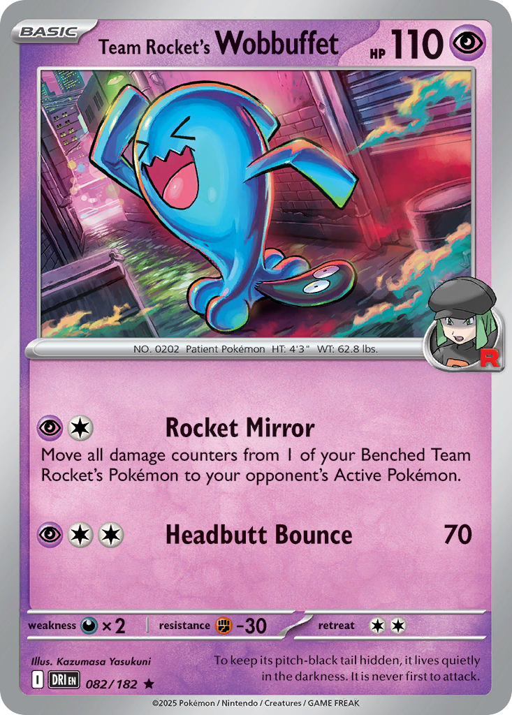 Team Rocket's Wobbuffet (082/182)