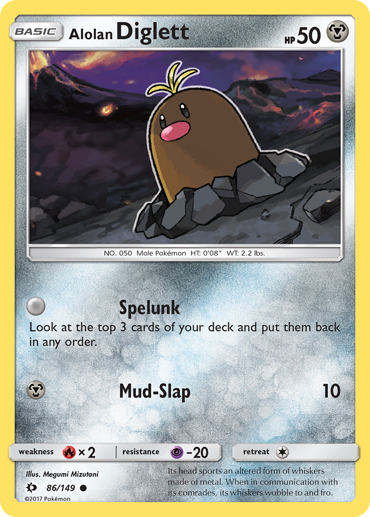 Alolan Diglett (086/149)