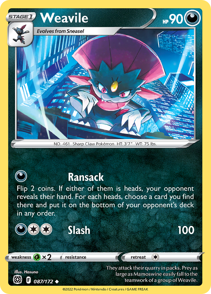 Weavile (087/172)
