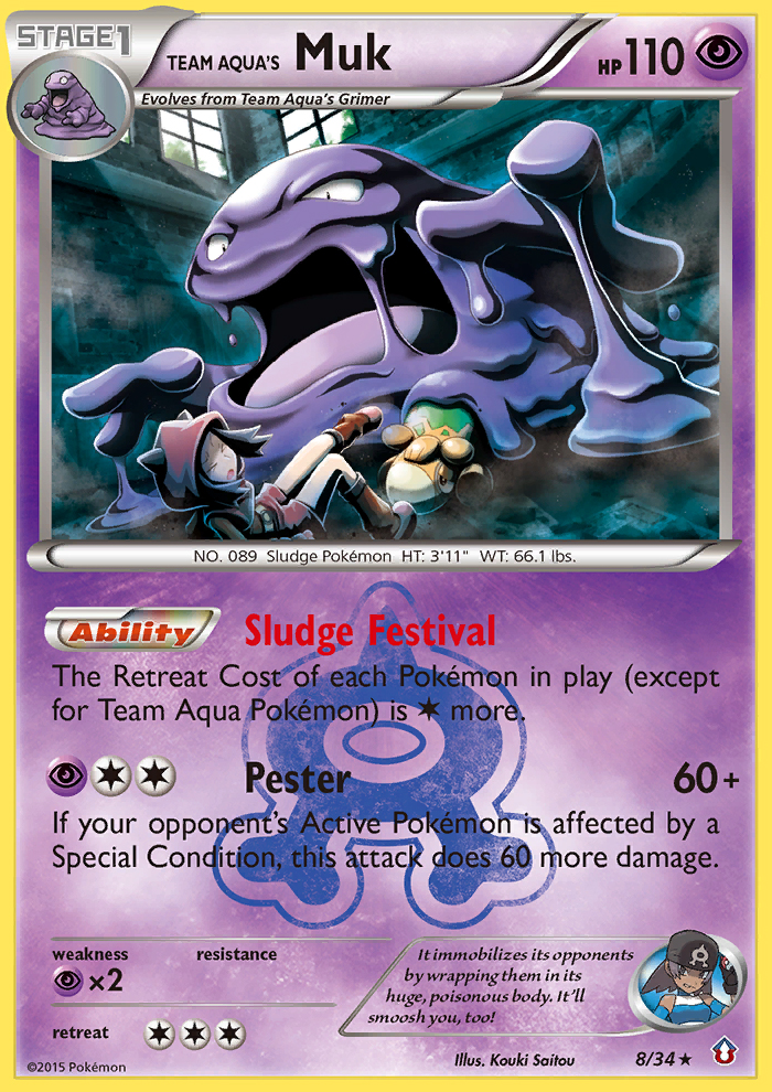 Team Aqua's Muk (008/34)