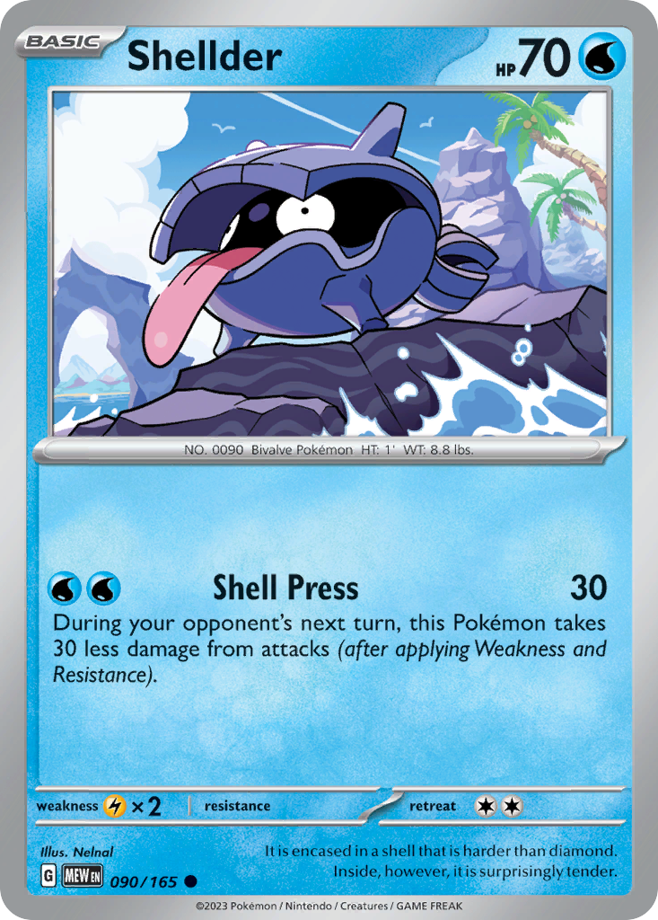 Shellder (090/165)