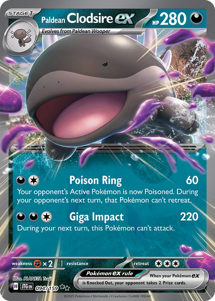 Paldean Clodsire ex (094/159)