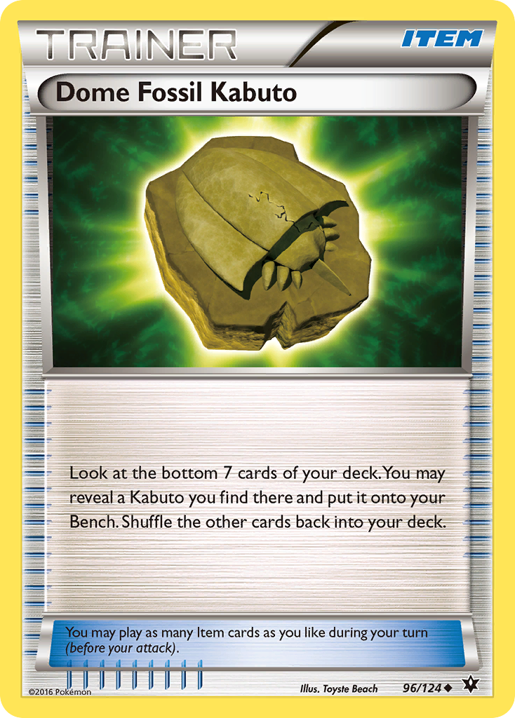 Dome Fossil Kabuto (096/124)