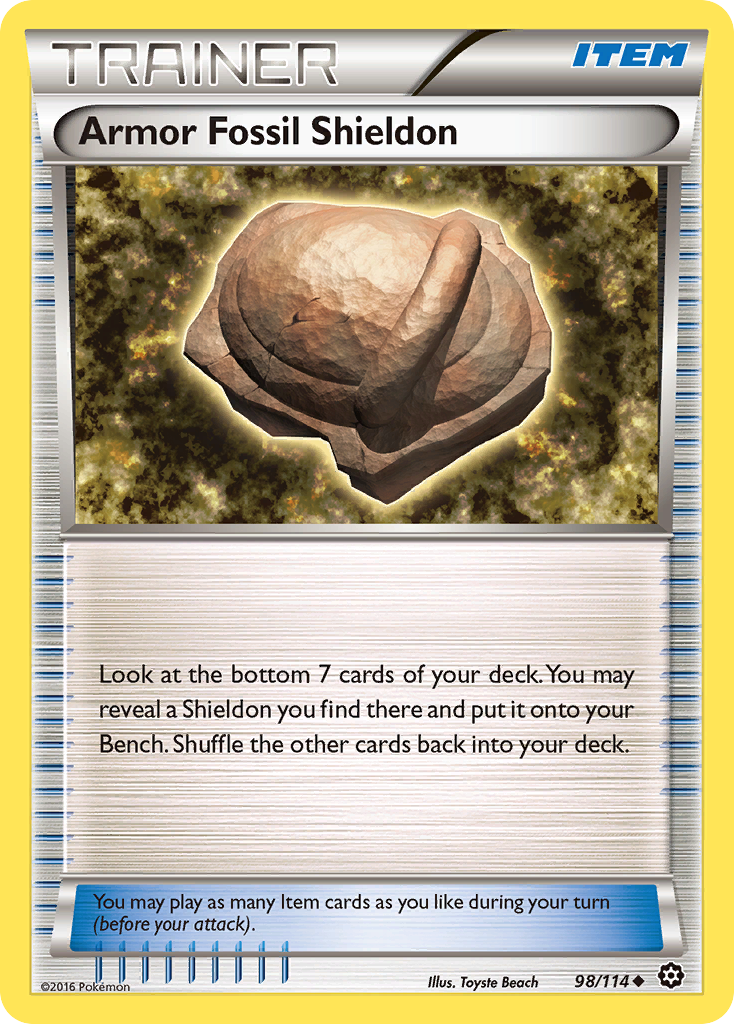 Armor Fossil Shieldon (098/114)