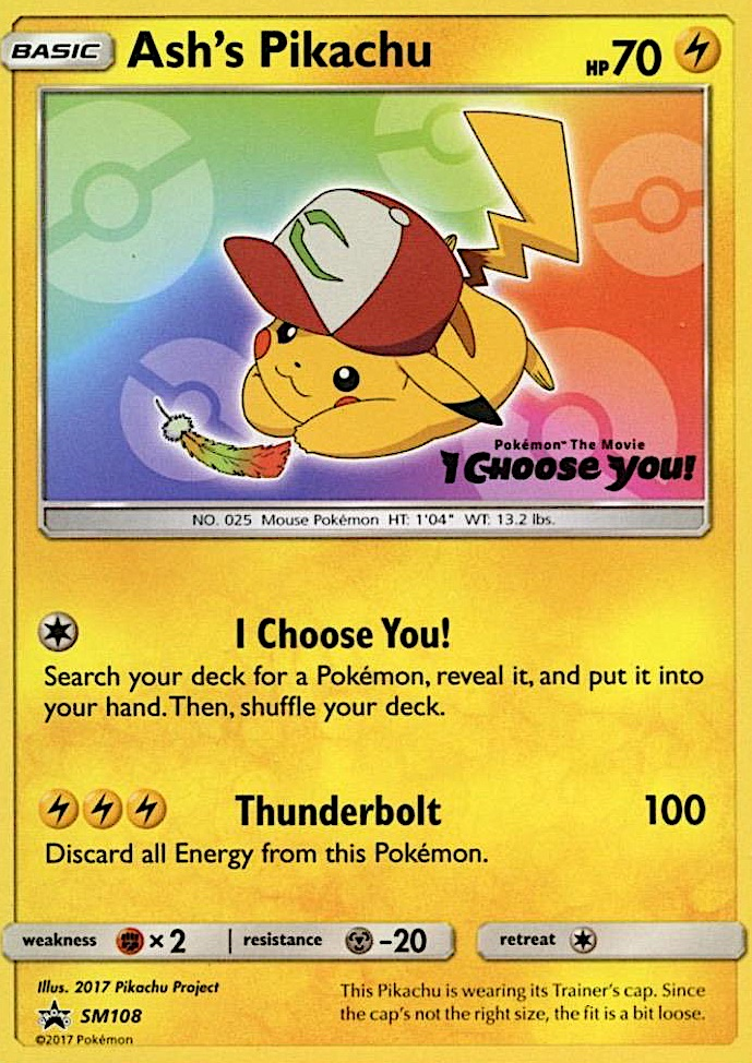 Ash's Pikachu (SM108/248)