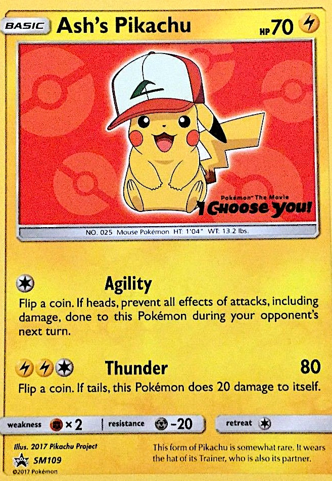 Ash's Pikachu (SM109/248)