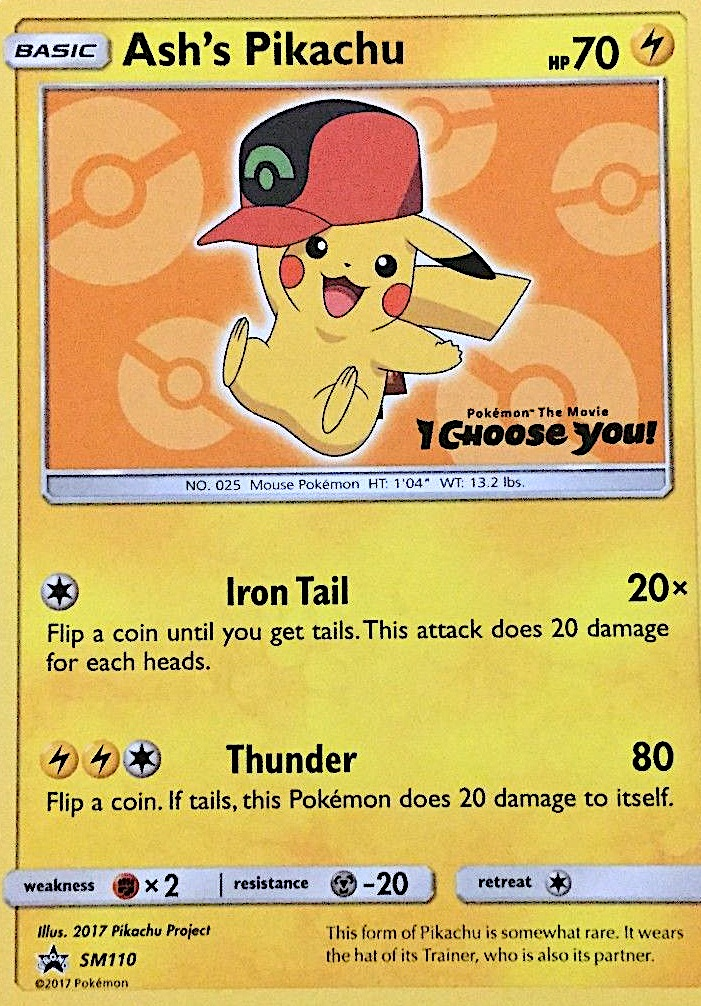 Ash's Pikachu (SM110/248)