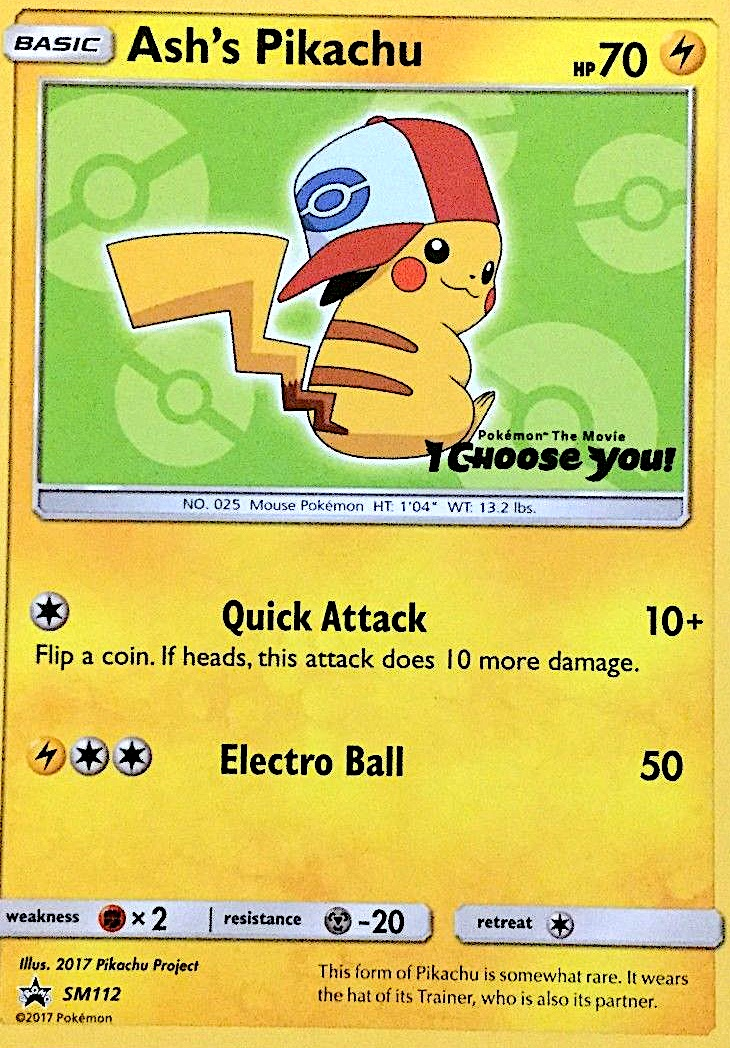 Ash's Pikachu (SM112/248)