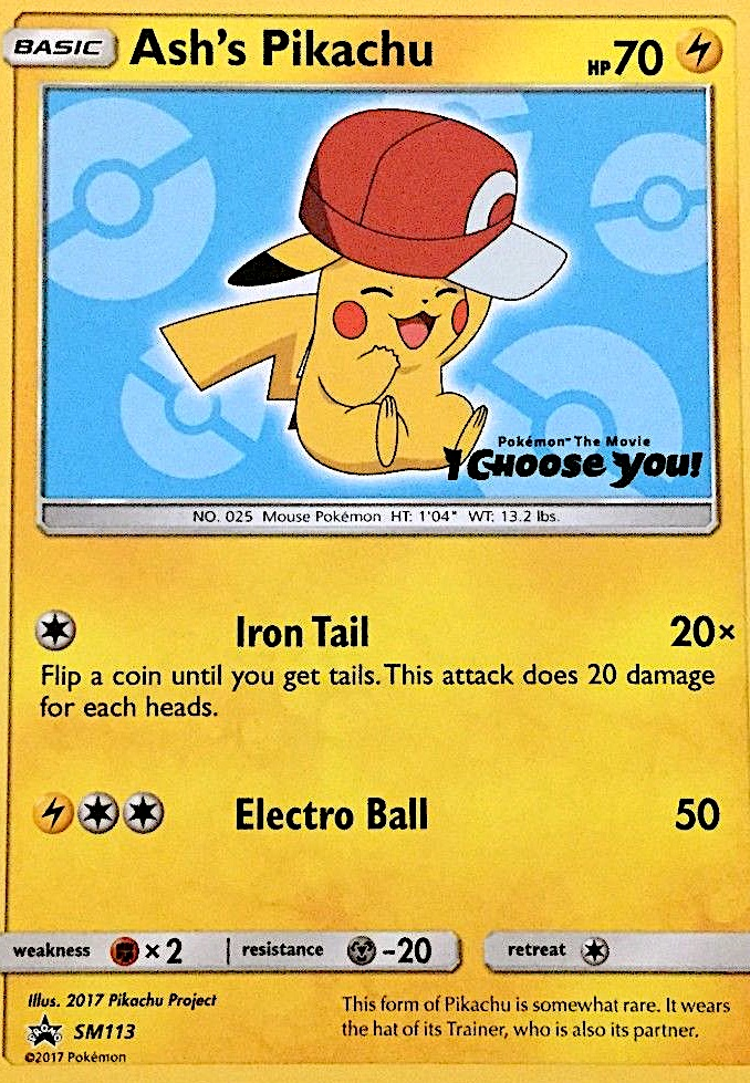 Ash's Pikachu (SM113/248)