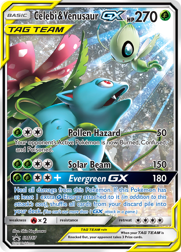 Celebi & Venusaur-GX (SM167/248)