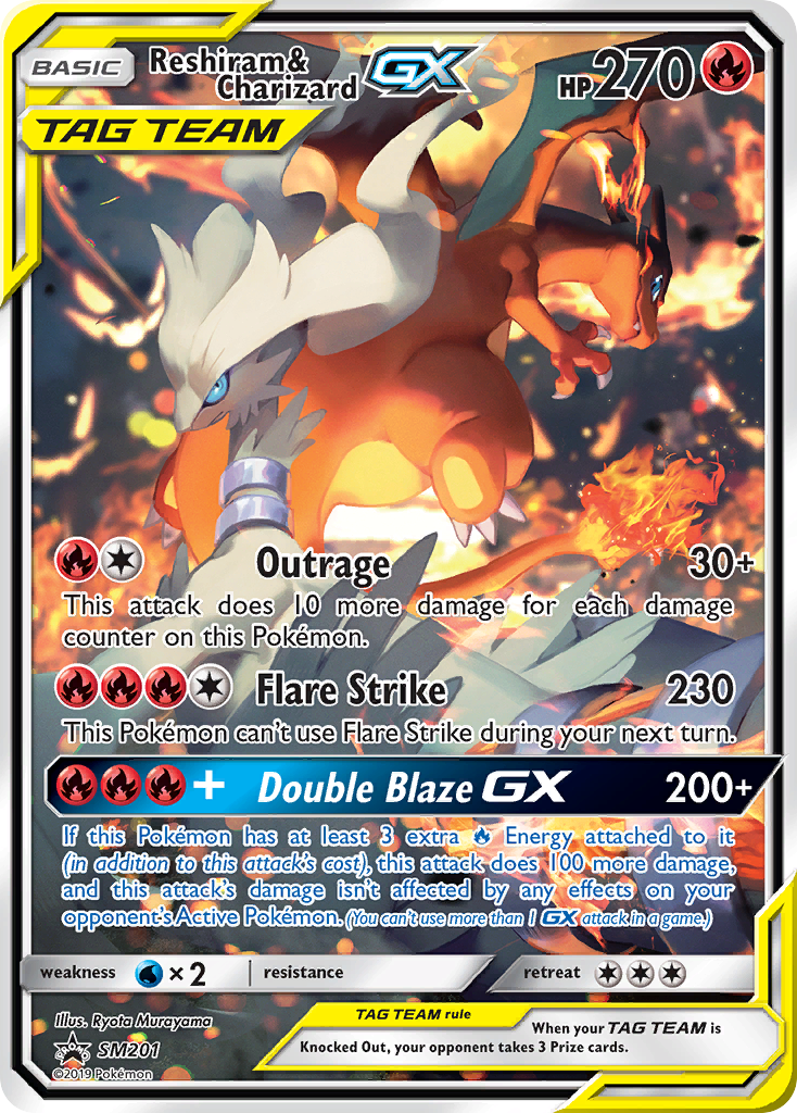 Reshiram & Charizard-GX (SM201/248)
