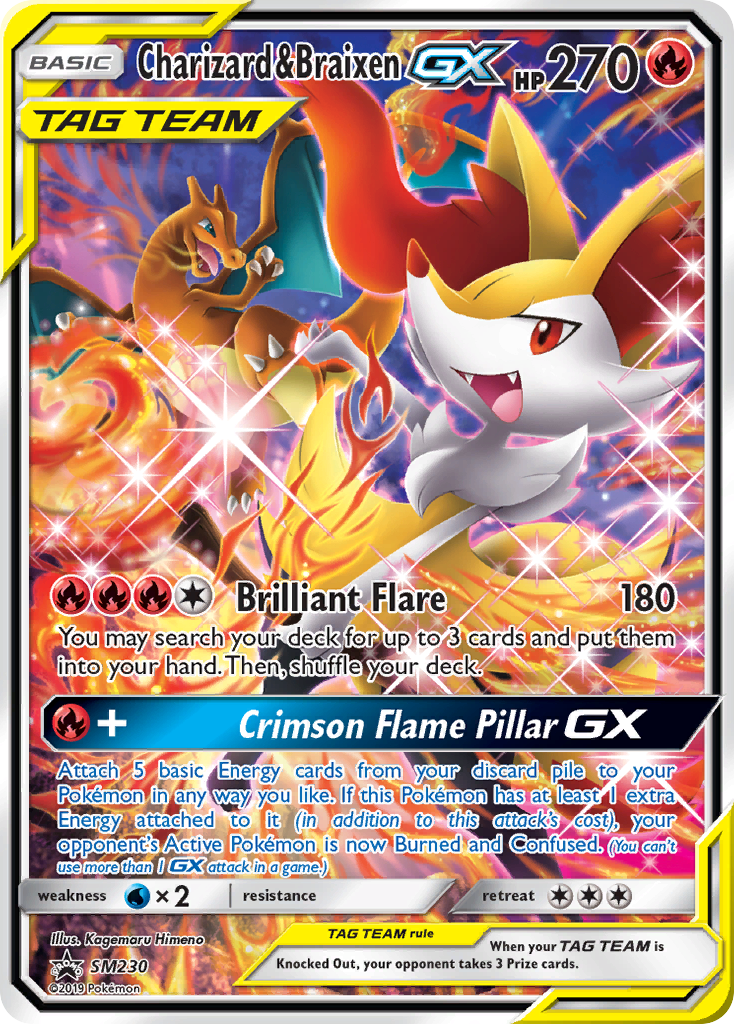 Charizard & Braixen-GX (SM230/248)