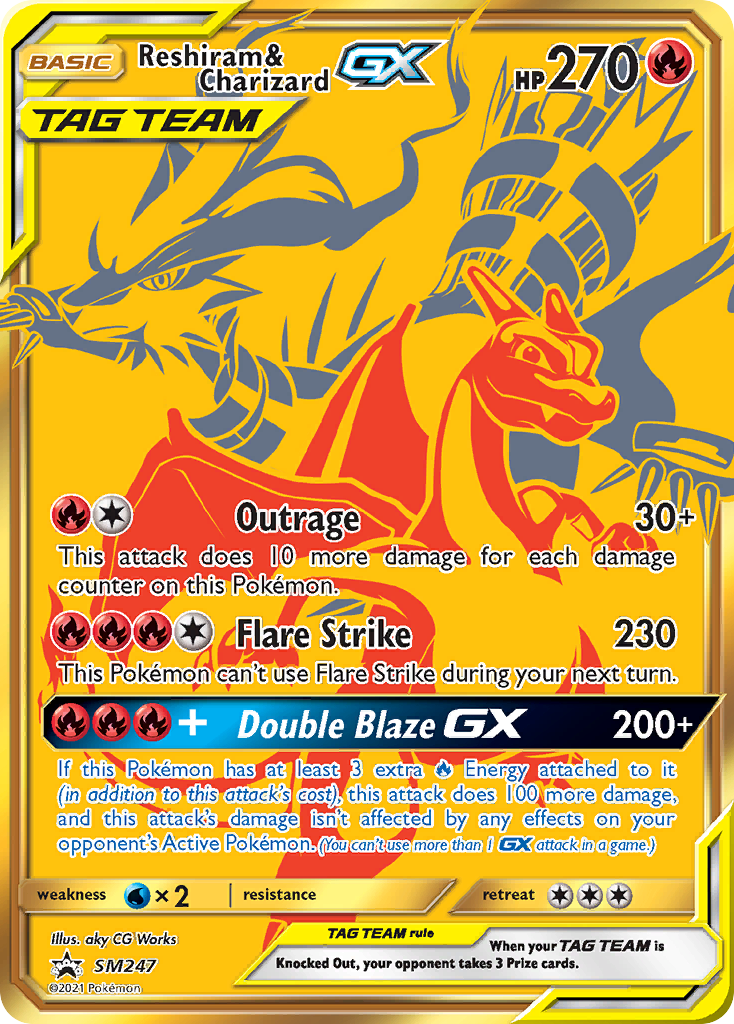 Reshiram & Charizard-GX (SM247/248)