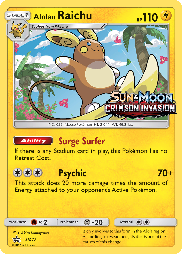 Alolan Raichu (SM72/248)