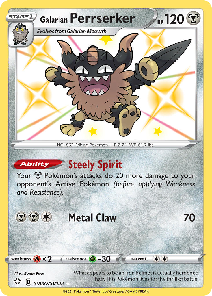 Galarian Perrserker (SV087/122)