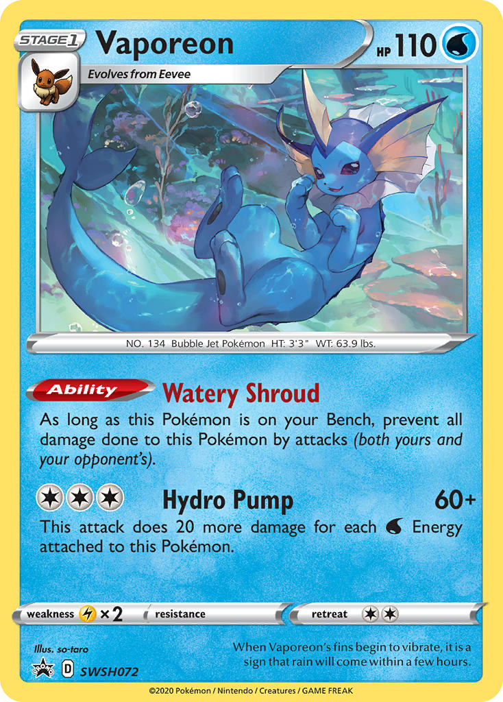 Vaporeon (SWSH072/307)