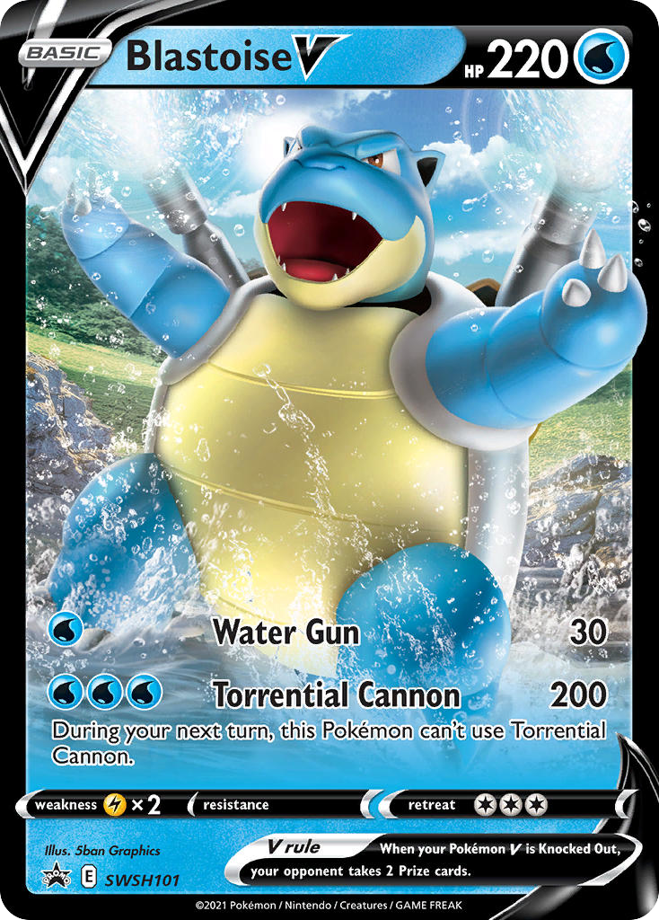 Blastoise V (SWSH101/307)