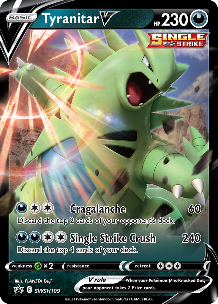 Tyranitar V (SWSH109/307)