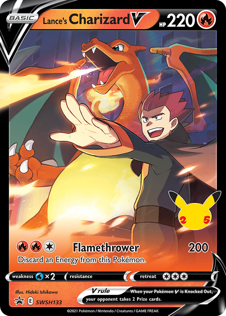 Lance's Charizard V (SWSH133/307)