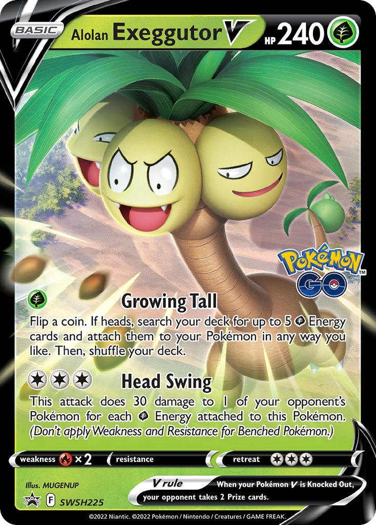 Alolan Exeggutor V (SWSH225/307)