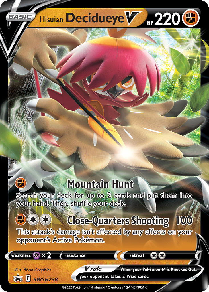 Hisuian Decidueye V (SWSH238/307)