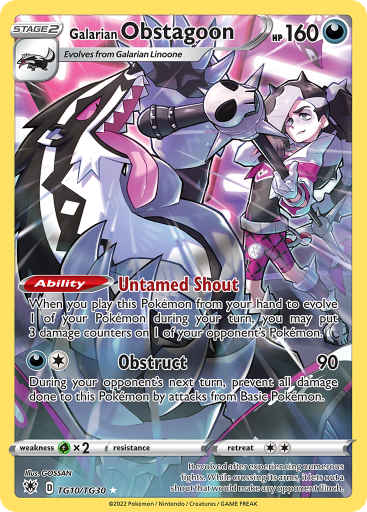 Galarian Obstagoon (TG10/30)