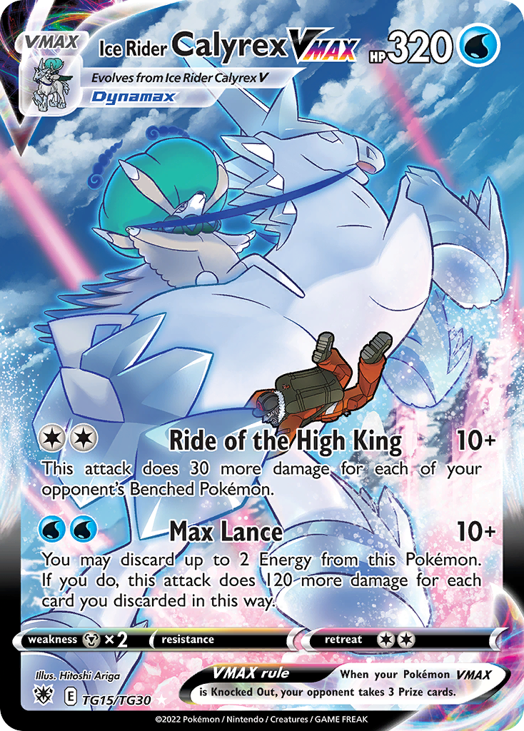 Ice Rider Calyrex VMAX (TG15/30)