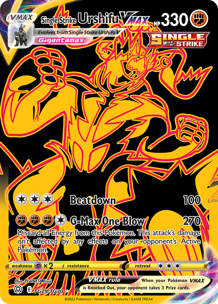 Single Strike Urshifu VMAX (TG29/30)