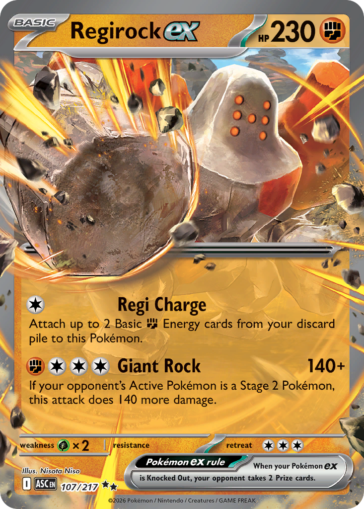 Regirock ex (107/217)