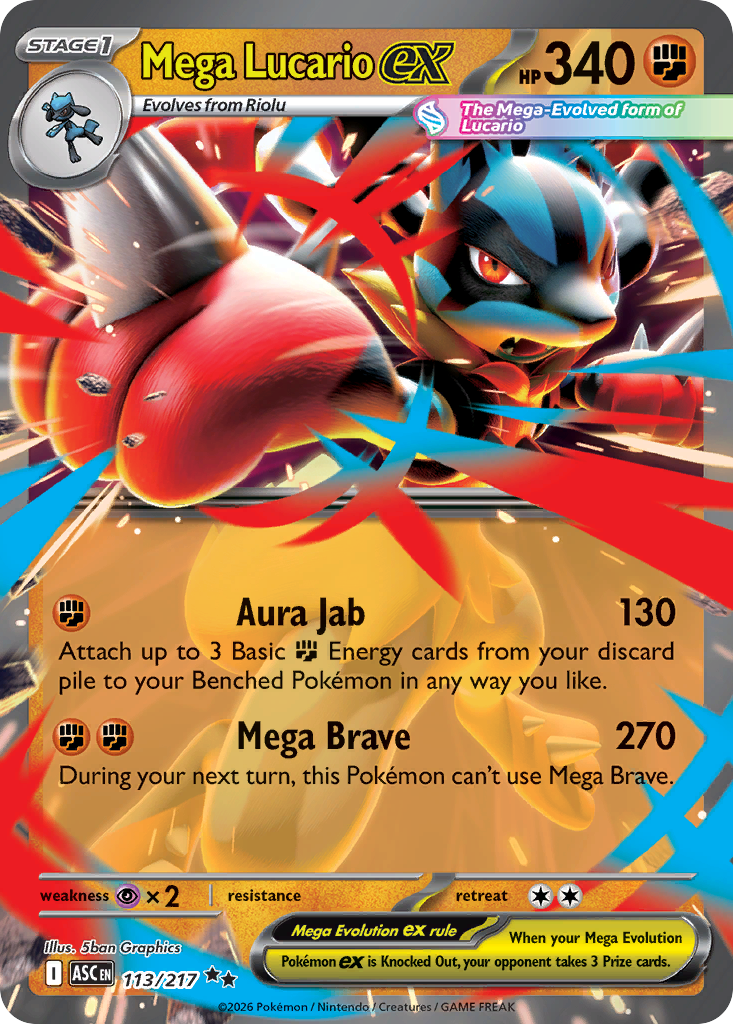 Mega Lucario ex (113/217)
